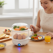 Carregar imagem no visualizador da galeria, 🥚 Cozinhador Elétrico a Vapor – Ovos Perfeitos em Minutos, Sem Estresse!