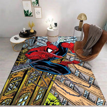 Carregar imagem no visualizador da galeria, MINISO Marvel SpiderMan Peter Parker Carpet for Living Room Gaming Room Mat Teens Bedroom Men's Cave Decor Cool Comic Style Rug