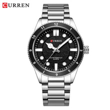 Carregar imagem no visualizador da galeria, CURREN 8450 Men's Quartz Watch Business Blue Green Clock Analog Display Stainless Steel Strap Wrist Watches for Male