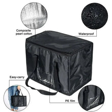 Carregar imagem no visualizador da galeria, Large Food Delivery Insulated Bags Folding Insulation Picnic Ice Pack Food Thermal Bag Drink Carrier Insulated Beer Delivery Bag