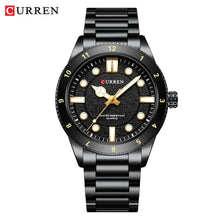 Carregar imagem no visualizador da galeria, CURREN 8450 Men's Quartz Watch Business Blue Green Clock Analog Display Stainless Steel Strap Wrist Watches for Male