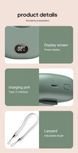 Carregar imagem no visualizador da galeria, Mini Portable Outdoor Hand Fan Hanging Neck Fan USB Charging 2000mAh Battery Powered Wireless Table Air Cooling Fan