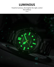 Carregar imagem no visualizador da galeria, CURREN 8450 Men's Quartz Watch Business Blue Green Clock Analog Display Stainless Steel Strap Wrist Watches for Male