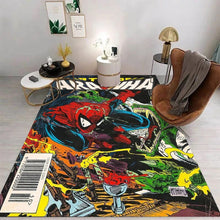 Carregar imagem no visualizador da galeria, MINISO Marvel SpiderMan Peter Parker Carpet for Living Room Gaming Room Mat Teens Bedroom Men's Cave Decor Cool Comic Style Rug