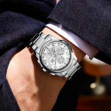 Carregar imagem no visualizador da galeria, OPK brand watch waterproof steel strip men's quartz watch 6032