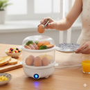 🥚 Cozinhador Elétrico a Vapor – Ovos Perfeitos em Minutos, Sem Estresse!