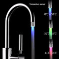 Zhang Ji LED Temperature Sensitive 3-Color Light-up Faucet Kitchen Bathroom Glow Water Saving Faucet Aerator Tap Nozzle Shower