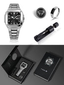 Relogio Masculino TOMI Men's Square Watch