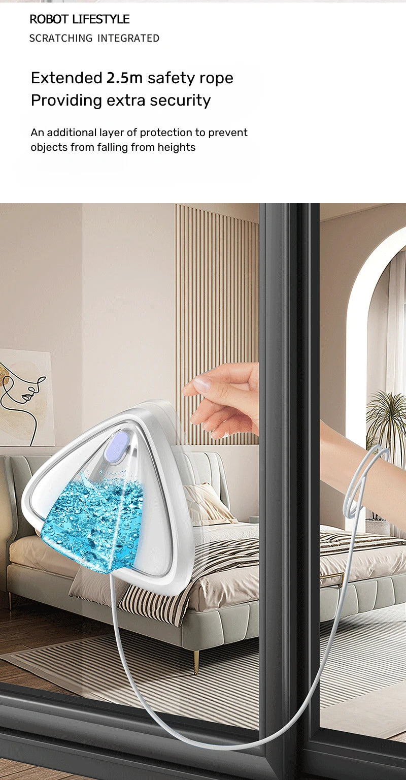 Magnetic Window Cleaner Double Glass Water Anti Pinch Automatic Water Outlet Glass Wiper Adjustable Super Strong Magnet 3mm-35mm