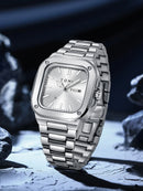 Relogio Masculino TOMI Men's Square Watch