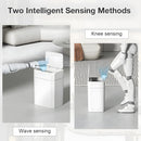 12/16L Smart Sensor Trash Can Bathroom Anti odor Automatic Trash Bin For Toilet White Electric Wastebasket