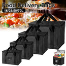 Large Food Delivery Insulated Bags Folding Insulation Picnic Ice Pack Food Thermal Bag Drink Carrier Insulated Beer Delivery Bag