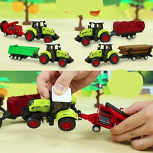 Carregar imagem no visualizador da galeria, Plastic Inertia Agricultural Engineering Vehicle Engineering Rice Truck Construction Simulation Farm Transport Vehicle
