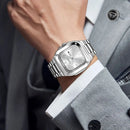 Relogio Masculino TOMI Men's Square Watch