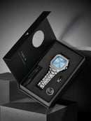 Relogio Masculino TOMI Men's Square Watch