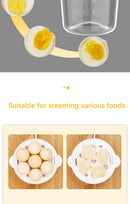 Egg Cooker Multifunctional Electric Egg Boiler Double Layers Egg Cooker Mini Steamer Poacher Kitchen Cooking Breakfast Machine