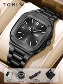 Relogio Masculino TOMI Men's Square Watch