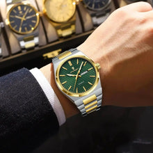 Carregar imagem no visualizador da galeria, POEDAGAR Fashion Luxury Men Watch Date Week Waterproof Luminous Stainless Steel Watches For Man Business Quartz Men's Wristwatch
