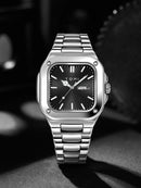 Relogio Masculino TOMI Men's Square Watch