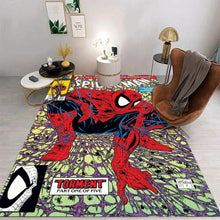 Carregar imagem no visualizador da galeria, MINISO Marvel SpiderMan Peter Parker Carpet for Living Room Gaming Room Mat Teens Bedroom Men's Cave Decor Cool Comic Style Rug
