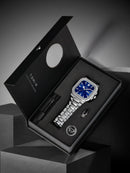 Relogio Masculino TOMI Men's Square Watch