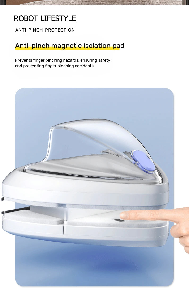 Magnetic Window Cleaner Double Glass Water Anti Pinch Automatic Water Outlet Glass Wiper Adjustable Super Strong Magnet 3mm-35mm