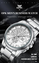 Carregar imagem no visualizador da galeria, OPK brand watch waterproof steel strip men's quartz watch 6032
