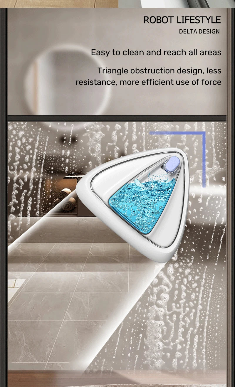 Magnetic Window Cleaner Double Glass Water Anti Pinch Automatic Water Outlet Glass Wiper Adjustable Super Strong Magnet 3mm-35mm