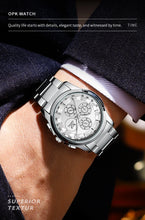 Carregar imagem no visualizador da galeria, OPK brand watch waterproof steel strip men's quartz watch 6032
