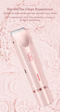 Carregar imagem no visualizador da galeria, Rechargeable Hair Removal Trimmer Dual Head Floating R-Shaped Blade Round Head for Wet Dry Use Waterproof Versatile Hair Clipper
