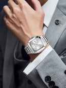 Relogio Masculino TOMI Men's Square Watch