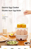 Egg Cooker Multifunctional Electric Egg Boiler Double Layers Egg Cooker Mini Steamer Poacher Kitchen Cooking Breakfast Machine