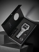 Relogio Masculino TOMI Men's Square Watch