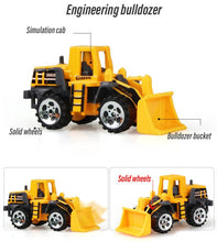 Carregar imagem no visualizador da galeria, 10 In 1 Construction Toys Truck Storage Die-cast Vehicle Transporter Car Set Excavator Dump Truck Digger Backhoe for Kids Gift
