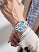 Relogio Masculino TOMI Men's Square Watch