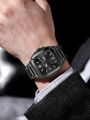 Relogio Masculino TOMI Men's Square Watch