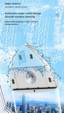 Magnetic Window Cleaner Double Glass Water Anti Pinch Automatic Water Outlet Glass Wiper Adjustable Super Strong Magnet 3mm-35mm