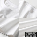 GYM Fitness Short Sleeve Pure Cotton T-shirt Summer Trendy Brand Basketball Sports Loose Cotton Round Neck Top Unise