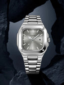 Relogio Masculino TOMI Men's Square Watch