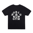 GYM Fitness Short Sleeve Pure Cotton T-shirt Summer Trendy Brand Basketball Sports Loose Cotton Round Neck Top Unise