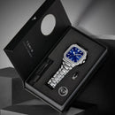 Relogio Masculino TOMI Men's Square Watch