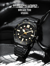 Carregar imagem no visualizador da galeria, CURREN 8450  Men's Quartz Watch Business Blue Green Clock Analog Display Stainless Steel Strap Wrist Watches for Male
