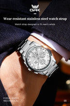 Carregar imagem no visualizador da galeria, OPK brand watch waterproof steel strip men's quartz watch 6032
